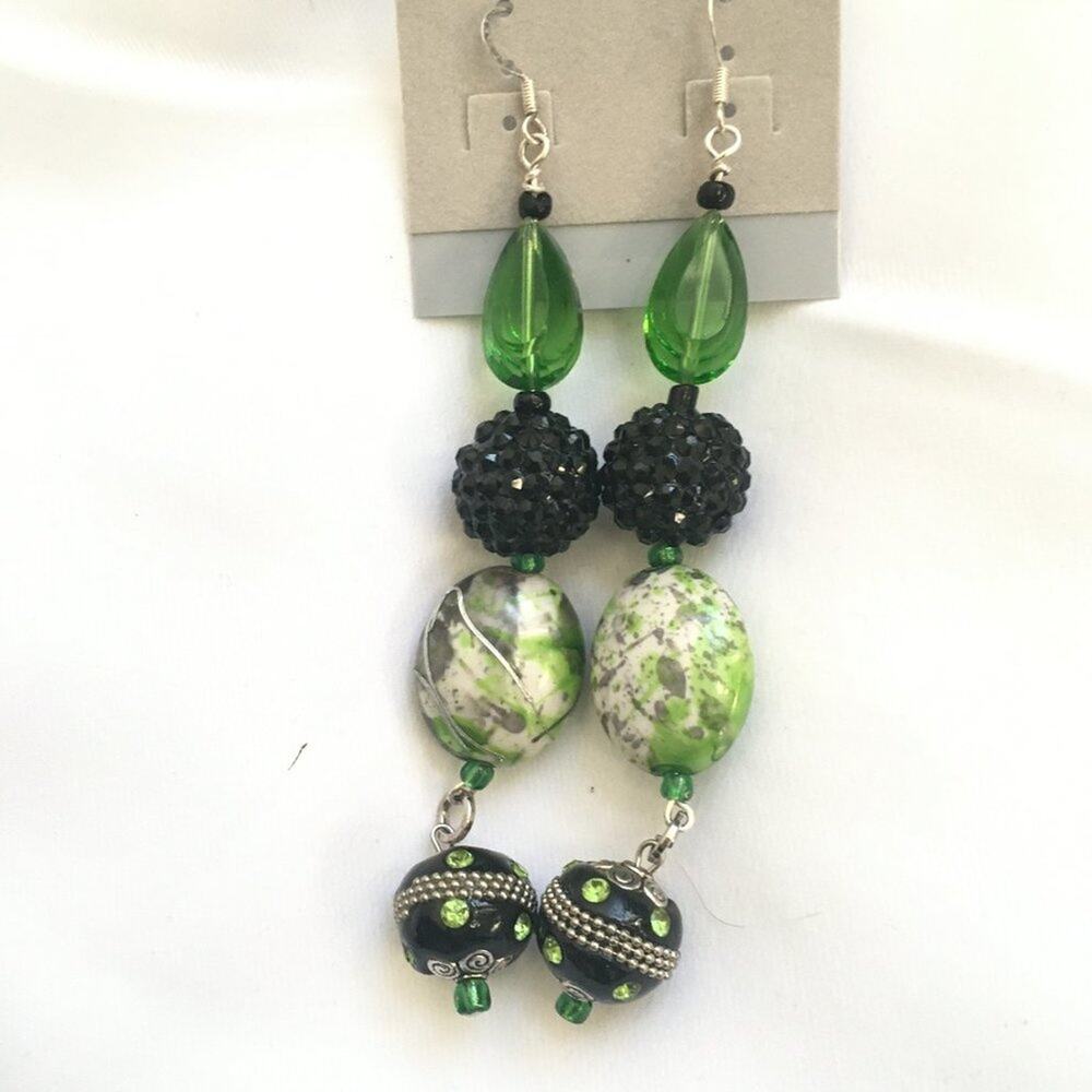 Beaded Dangle Drop‎ Earrings